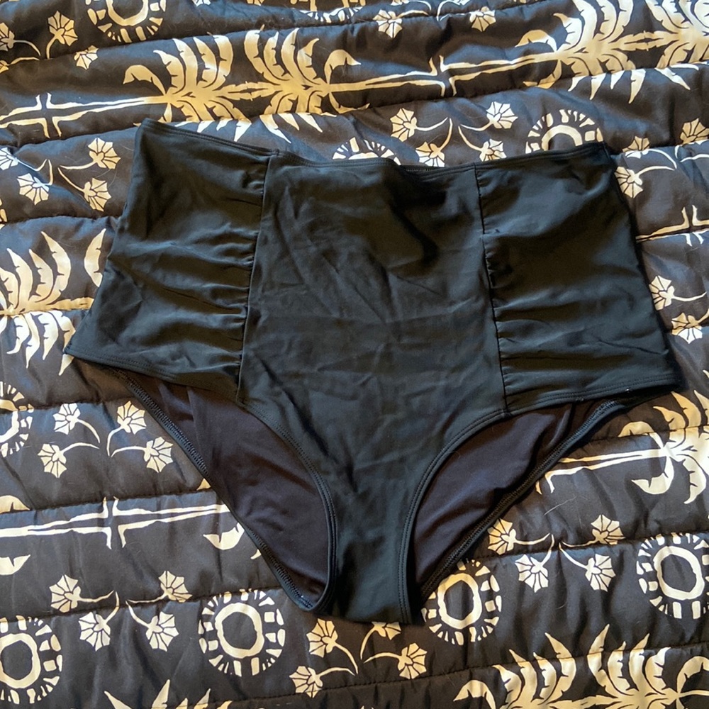 Aerie High Waisted Full Coverage Swim Bottoms